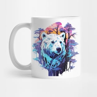 Polar Bear Animal World Predator Wild Nature Wilderness Mug